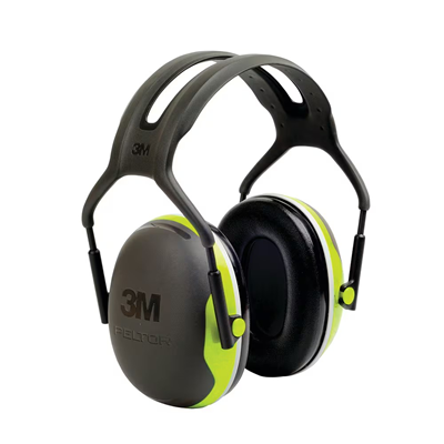 3M Peltor X4A Series XA007707947 Earmuffs - Headband - Premium - Class 5 - 31dB - Green