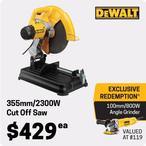 Dewalt 355mm/2300W Cut Off Saw