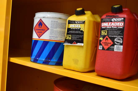 How to safely store Class 3 flammable liquids